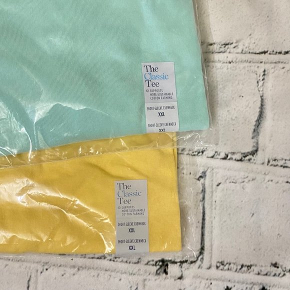 Lot of 2 Croft & Barrow Essential Crewneck Tee XXL - Picture 3 of 3